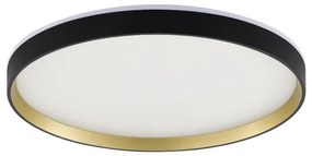 Zuma Line MS750400R-BK&GD-LED RGBW ORBITRAL 32W/230V+8W fekete/arany+DO