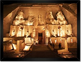 Poszterek keretben 40x30 Abu Simbel templom