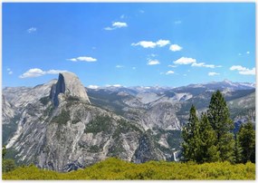 Poszterek 100x70 Hegyi tájkép Panoráma