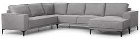 Szürke sarokkanapé (jobb oldali-"U" alakú) Copenhagen – Scandic