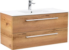 Vario Clam 100 alsó szekrény mosdóval tölgy-tölgy