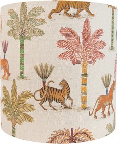 Szövet lámpaernyő többszínű, állatmintás 40/40/40