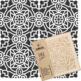 Festősablon Csempe Csempék Többször felhasználható 15x15cm Spanyol minta Zaida