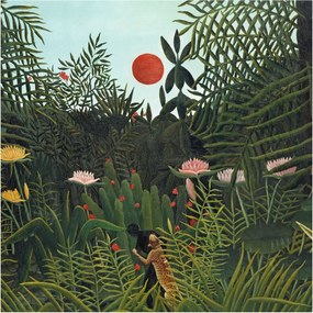 Fotótapéta Flizelin az Otthon szobájába 3D Egzotikus tájkép 250x250 Ragasztó