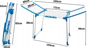 ISO Szárítógép 166x62x97cm, 01398