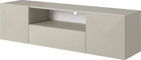 Asha függő TV szekrény, fiókkal és polcokkal - 167 cm - kasmír