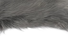 Műszőrme, szürke, 60x90, EBONY TYP 5