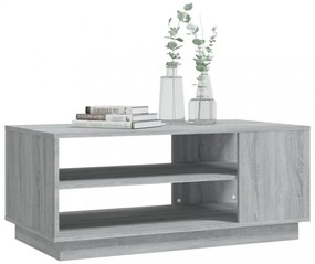 szürke sonoma szerelt fa dohányzóasztal 102x55x43 cm