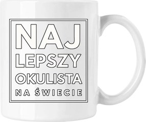 Szemész bögre Első számú Fehér 330ml