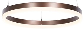 Függőlámpa sötét bronz 40 cm LED-del, 3 fokozatú fényerő-szabályozóval - Anello