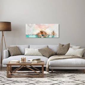 Kép - Maldív-szigetek, fa móló (120x50 cm)