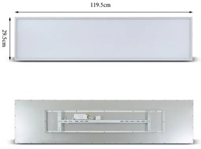 Brilagi - LED Mennyezeti lámpa SLIMFRAME LED/58W/230V 120x30 cm fehér