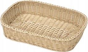 Saleen, téglalap alakú kosár, világos bézs