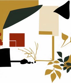 Poszter 68x101cm Törött kert