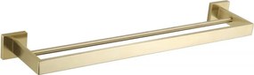Mexen Vox dupla törölközőtartó, arany - 707025-55