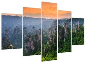 Kép - Zhangjiajie Nemzeti Erdei Park (150x105 cm)