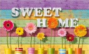 Fotótapéta Sweet Home Virágok Pasztell kompozíció 200x140 szoba +ragasztó