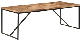 tömör akác és mangófa étkezőasztal 200 x 90 x 76 cm