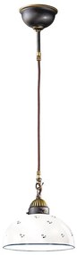 Kolarz Kolarz 731.30.24 - Csillár zsinóron NONNA 1xE27/75W/230V átm. 30 cm kék KL0386