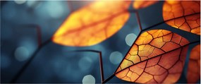 Kép - A levelek textúrája (120x50 cm)