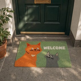 Kókuszrost lábtörlő 73x43 cm Nine Lives – Rex London