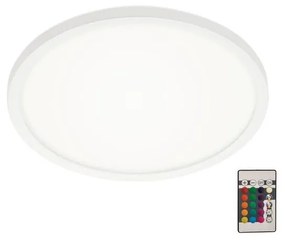 Briloner Briloner 7092-416 - RGBW Dimmelhető mennyezeti lámpa SLIM LED/15W/230V +  távirányító BL1130