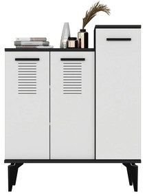 Cipőtároló (cipősszekrény) Vipapo 10 (antracit + fehér). 1094609