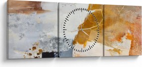 Kép - Absztrakció (órával) (90x30 cm)