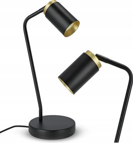 Asztali lámpa GU10 LED-es éjjeli lámpa 230V olvasáshoz