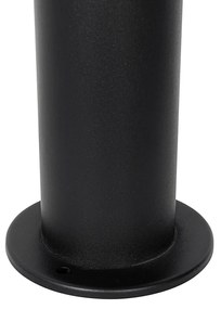 Modern kültéri oszlop lámpa fekete 45 cm IP44 - Rox