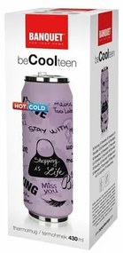 Banquet BE COOL Teenager Girls termoska 430 ml, lila