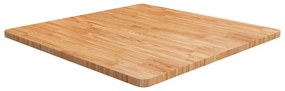 világosbarna kezelt tömör tölgyfa négyzet asztallap 80x80x2,5cm