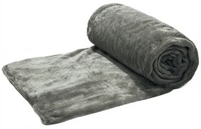 Szürke CALMI mikroplüss takaró 150x200 cm