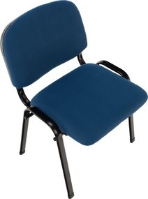 Irodai szék, sötétkék, ISO ECO