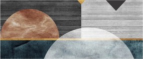 Kép - Formák és textúrák (120x50 cm)