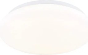 Globo 41548R-12 Mennyezeti lámpa, fém matt fehér, akril fehér, csúszókapcsoló, színek rögzíthetők, ø: 260mm, M: 65mm, tartozék: LED 12W 230V, 1170lm forrás, 760lm kimenet, CCT 3000/4200/6500K