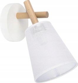 Fali Lámpa Vaio Fehér Lámpabúra Fa Led Modern Fehér