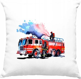 Tűzoltó párna 02 Fehér