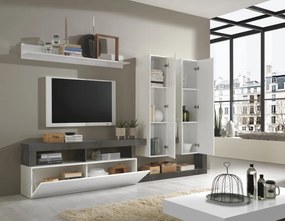 Hamburg TV állvány fehér, oxidált 277 cm