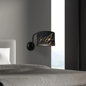 Fali lámpa SENSO 1xE27/60W/230V fekete