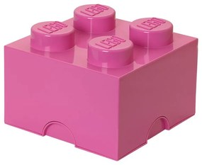 Rózsaszín négyszögletes tárolódoboz - LEGO®