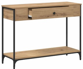 Konzolasztal Other kézműves tölgy 100 x 34.5 x 75 cm Faanyag