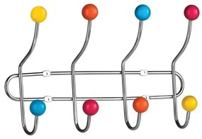 Ezüstszínű fém fali fogas Plastic – Premier Housewares