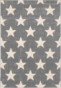 Modern Szőnyeg Home Art Szürke Csillagokkal 140x200