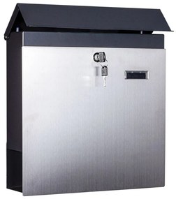 STILISTA Fali postaláda 37 x 36 x 9 cm acél