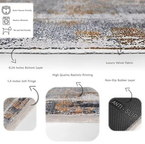 Szürke szőnyeg 160x230 cm – Mila Home