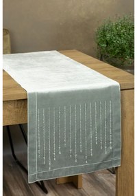 Royal3 bársony asztali futó Ezüst 35x220 cm