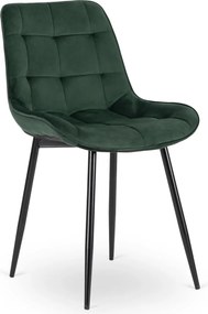 CHRIS szék zöld bársony