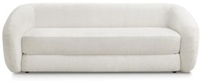 Fehér zsenília kinyitható kanapé 228 cm Neyo – Bobochic Paris