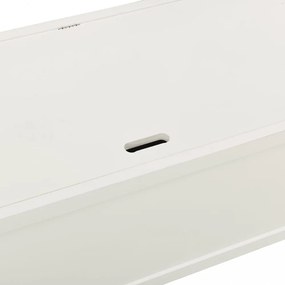 fehér tömör fenyőfa pad 107 x 45 x 75,5 cm